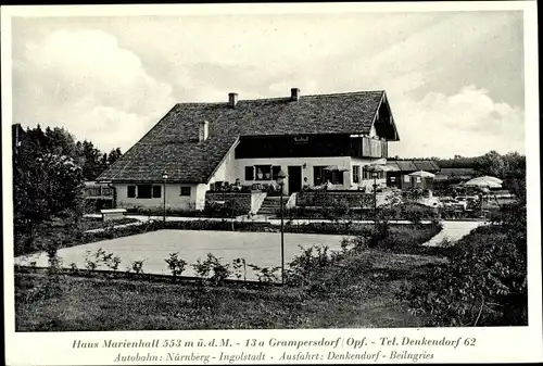 Ak Grampersdorf Beilngries in Bayern, Pension Haus Marienhall