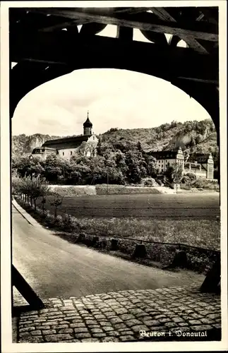 Ak Beuron an der Donau Württemberg, Blick zum Kloster