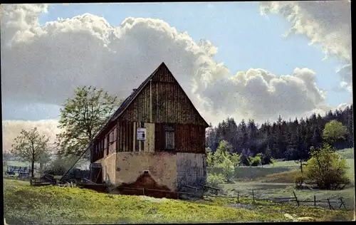 Ak Altenberg im Osterzgebirge, Rauschermühle