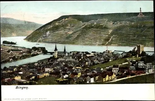 Ak Bingen am Rhein, Gesamtansicht