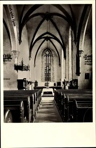 Ak Gottsbüren Trendelburg in Hessen, Kircheninneres