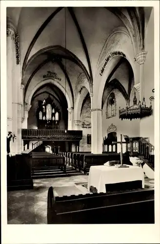 Ak Gottsbüren Trendelburg in Hessen, Kircheninneres