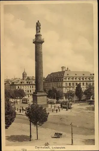 Ak Darmstadt in Hessen, Louisenplatz