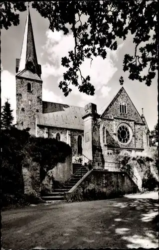 Ak Rödinghausen am Wiehengebirge, Blick auf die Kirche