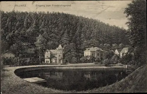 Ak Dresden Pillnitz, Friedrichsgrund