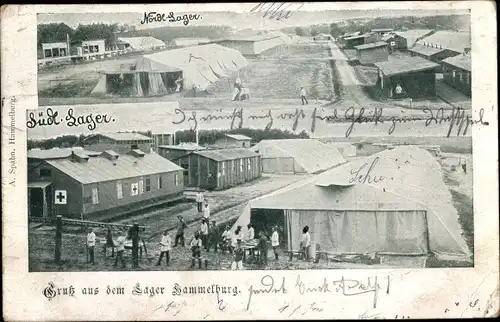 Ak Hammelburg in Unterfranken Bayern, Lager