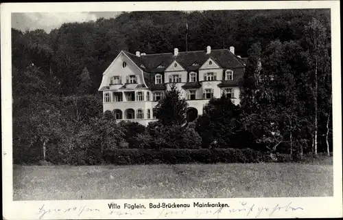 Ak Bad Brückenau im Sinntal Unterfranken, Villa Füglein