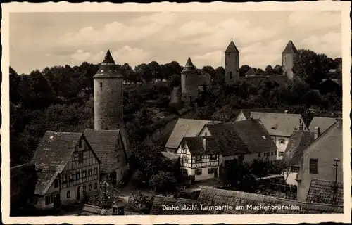 Ak Dinkelsbühl in Mittelfranken, Turm, Muckenbrünnlein