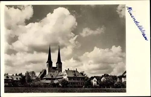 Ak Neuendettelsau in Mittelfranken Kirche, Teilansicht