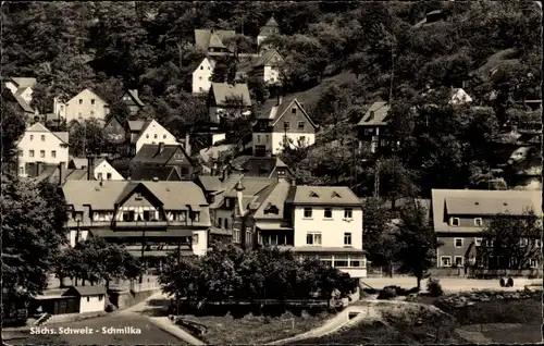 Ak Schmilka Bad Schandau Sächsische Schweiz,Teilansicht