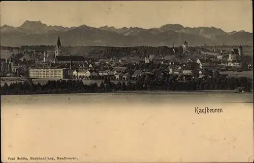 Ak Kaufbeuren an der Wertach in Schwaben, Gesamtansicht