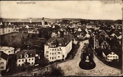 Ak Bad Wörishofen im Unterallgäu, Panorama, Vogelschau