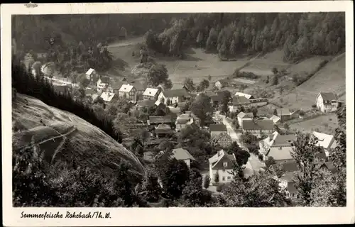 Ak Rohrbach b. Sitzendorf i. Schwarzatal, Blick ins Tal