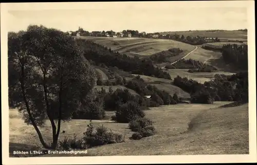 Ak Böhlen Großbreitenbach in Thüringen, Breitenbachgrund