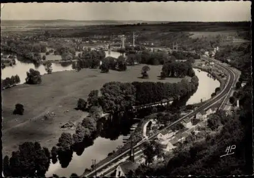 Ak Jeufosse Yvelines, Vue sur la Seine et Bonnieres