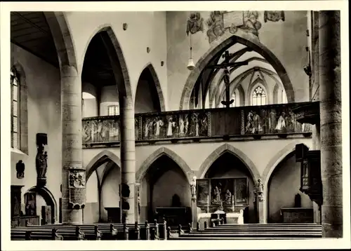 Ak Rothenburg ob der Tauber Mittelfranken, Franziskanerkirche