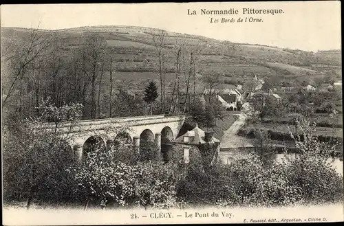 Ak Clécy Calvados, Le Pont du Vay