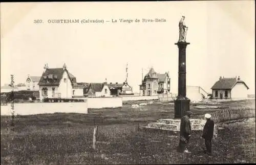 Ak Ouistreham Calvados, La Vierge du Riva Bella