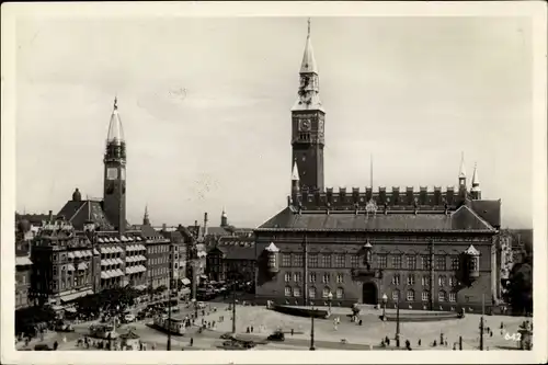 Ak København Kopenhagen Dänemark, Radhuspladsen