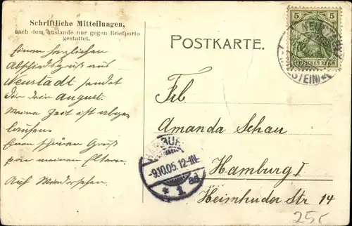 Ak Neustadt in Holstein, Brückstraße, Handlung Fink & Nehls