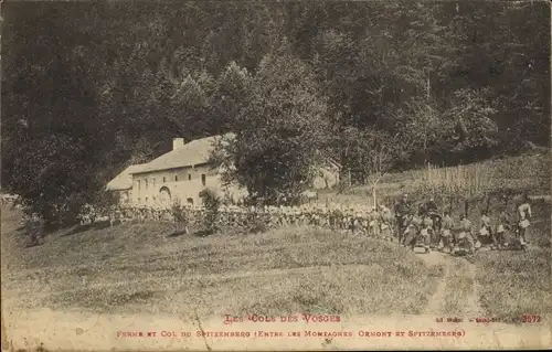 Ak Saint Dié des Vosges, Ferme et Col du Spitzemberg