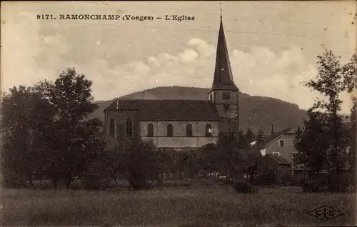 Ak Ramonchamp Vosges, L'Eglise