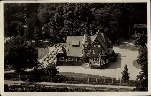 Ak Darmstadt in Hessen, Oberwaldhaus