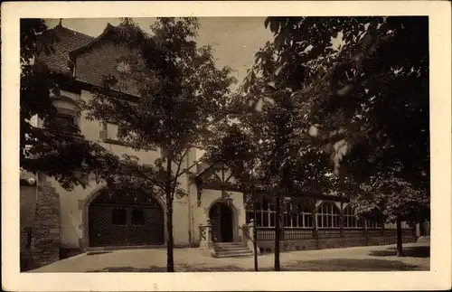 Ak Darmstadt in Hessen, Restaurant Heiliger Kreuzberg