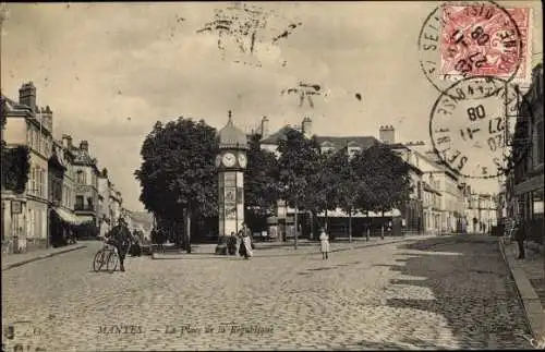 Ak Mantes Yvelines, La Place de la Republique