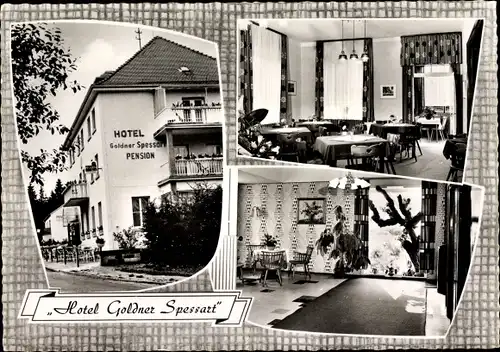 Ak Heigenbrücken im Spessart Unterfranken, Hotel Goldener Spessart