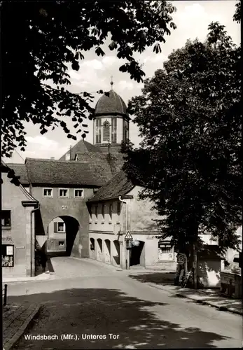 Ak Windsbach Mittelfranken, Unteres Tor