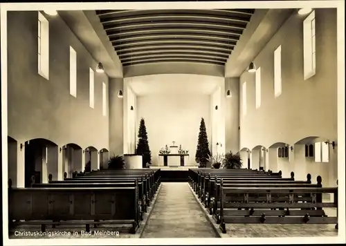 Ak Horn Bad Meinberg Nordrhein Westfalen, Christuskönigskirche, Inneres, Blick auf den Altar