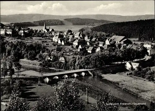 Ak Freienohl Meschede im Sauerland, Gesamtansicht