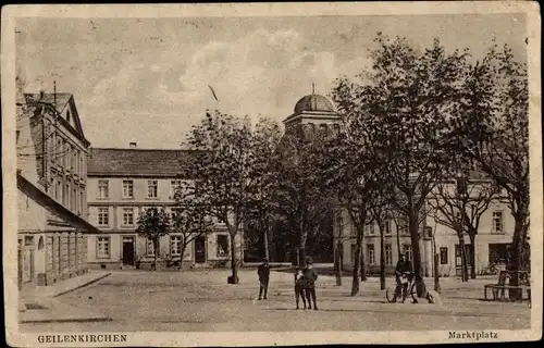 Ak Geilenkirchen Nordrhein Westfalen, Marktplatz