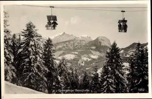 Ak Oberstdorf im Oberallgäu, Sesselbahn