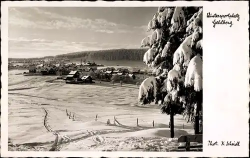 Ak Gehlberg Suhl in Thüringen, Panorama, Winter