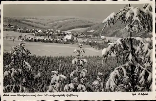 Ak Gehlberg Suhl in Thüringen, Panorama, Winter