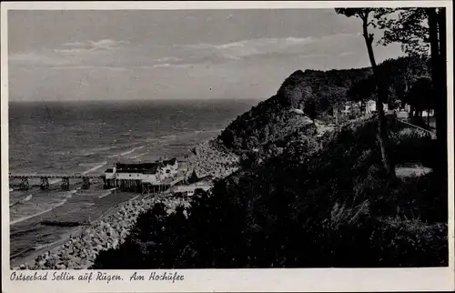 Ak Ostseebad Sellin auf Rügen, Hochufer