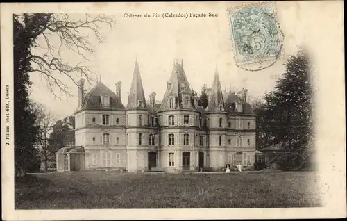 Ak Le Pin Calvados, Le Chateau, Facade Sud