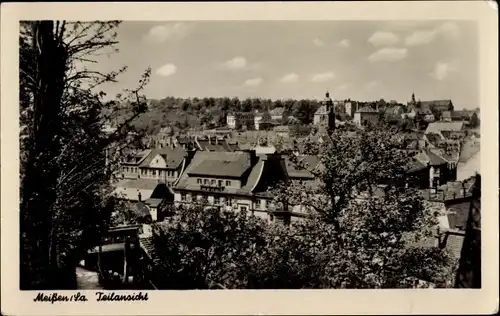 Ak Meißen in Sachsen, Teilansicht