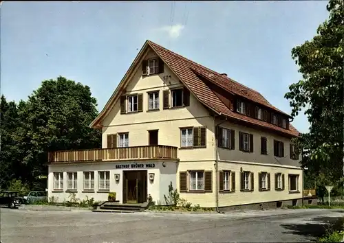 Ak Lauterbad Dietersweiler Freudenstadt im Schwarzwald, Gasthof Pension Grüner Wald, W. Heinzelmann