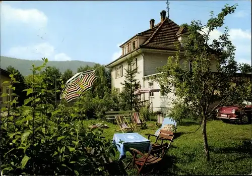 Ak Mitteltal Baiersbronn im Schwarzwald, Pension Finkbeiner, Ruhesteinerstr. 94