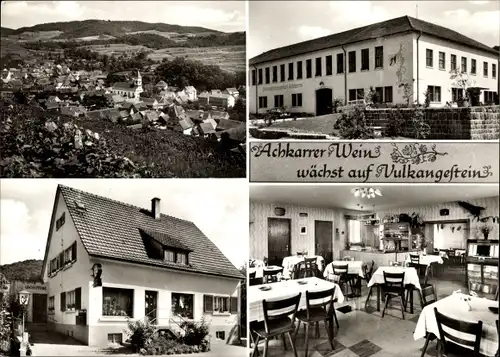 Ak Achkarren Vogtsburg im Kaiserstuhl, Vulkanstüble, Ort