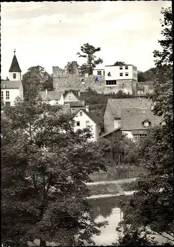 Ak Dillweißenstein Pforzheim im Schwarzwald, Jugendherberge Burg Rabeneck