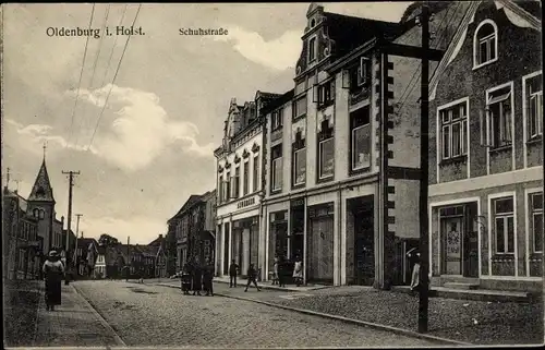 Ak Oldenburg in Holstein, Schuhstraße