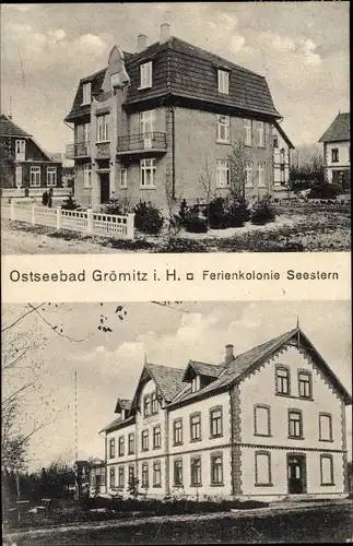 Ak Ostseebad Grömitz in Holstein, Ferienkolonie Seestern