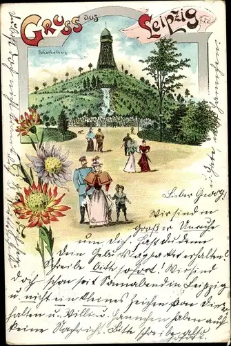 Litho Leipzig in Sachsen, Scherbelberg, Aussichtsturm