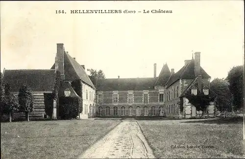 Ak Hellenvilliers Eure, Le Chateau