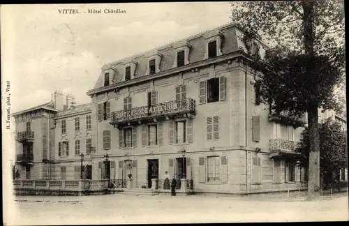 Ak Vittel Lothringen Vosges, Hotel Chatillon