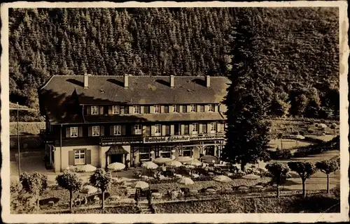 Ak Lichtental Baden Baden am Schwarzwald, Waldhotel Fischkulutur